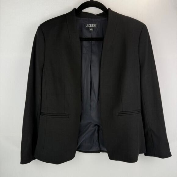 J. Crew Going-Out Blazer in Stretch Twill Size 8 - Picture 1 of 11